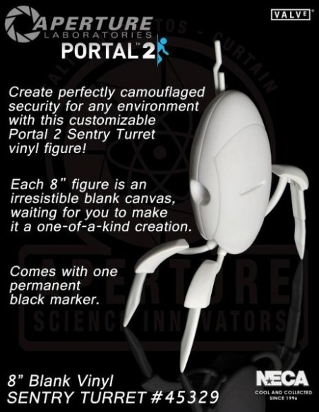 NECA - Portal 2 Diy Sentry Turret