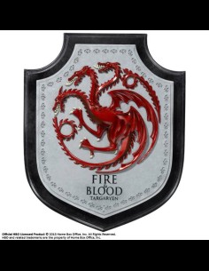 NOBLE COLLECTION - Game of Thrones Wall Plaque Targaryen House Crest 30 cm