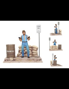 SD TOYS - Invasion USA: Matt Hunter (Chuck Norris) 18 cm PVC Statue