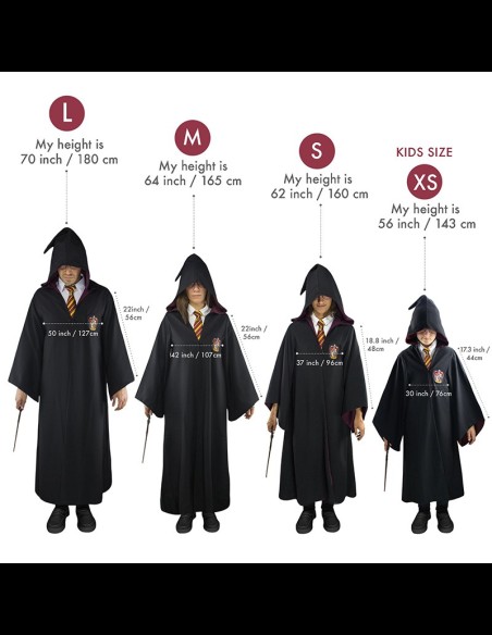CINEREPLICAS - Harry Potter Grifondoro mantelli ufficiali