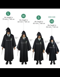 CINEREPLICAS - Harry Potter Serpeverde mantelli ufficiali