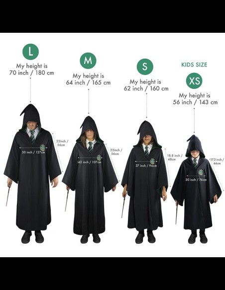 CINEREPLICAS - Harry Potter Serpeverde mantelli ufficiali