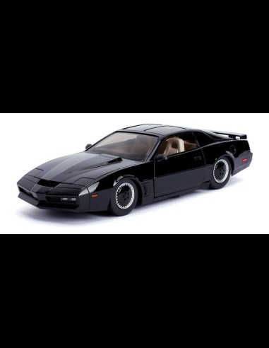 JADA - Supercar Knight Rider Diecast Model 1/24 1982 Pontiac Firebird Knightrider KITT with Light-Up Function