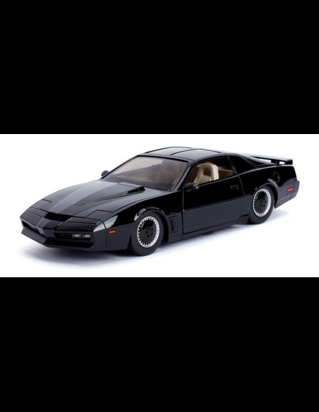 JADA - Supercar Knight Rider Diecast Model 1/24 1982 Pontiac Firebird Knightrider KITT with Light-Up Function