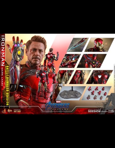 HOT TOYS - Avengers Endgame Battle Damaged Iron Man Mark LXXXV Die Cast