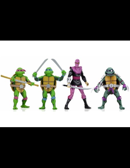 NECA - TMNT Turtles in Time serie 1 (4 figure)
