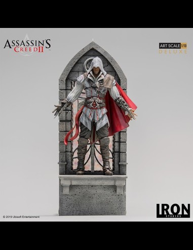 IRON STUDIO EXCLUSIVE - Assassin's Creed Ezio Auditore 1/10 statua