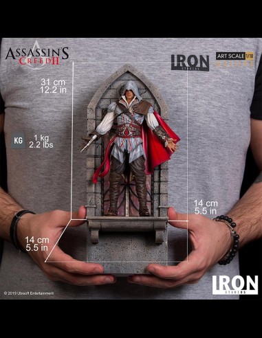 IRON STUDIO EXCLUSIVE - Assassin's Creed Ezio Auditore 1/10 statua