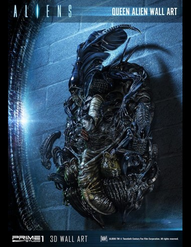 PRIME 1 - ALIENS Queen Alien Wall Art 3d
