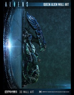 PRIME 1 - ALIENS Queen Alien Wall Art 3d 2