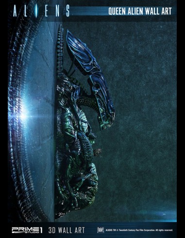PRIME 1 - ALIENS Queen Alien Wall Art 3d