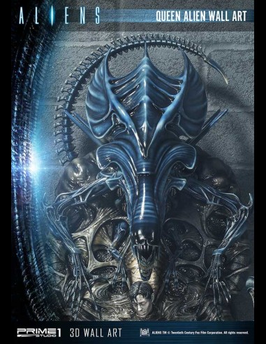 PRIME 1 - ALIENS Queen Alien Wall Art 3d