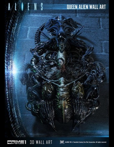 PRIME 1 - ALIENS Queen Alien Wall Art 3d
