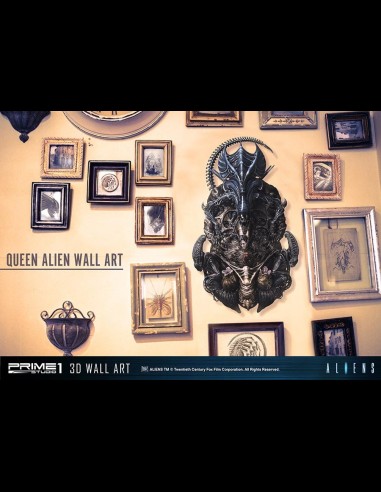 PRIME 1 - ALIENS Queen Alien Wall Art 3d