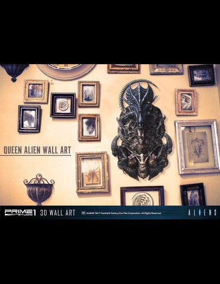 PRIME 1 - ALIENS Queen Alien Wall Art 3d