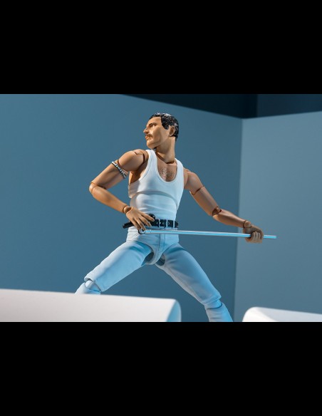 BANDAI - Freddy Mercury Live Aid SH Figuarts