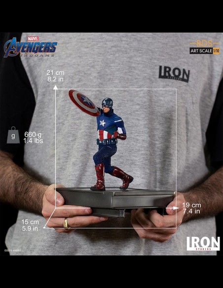 IRON STUDIO - Avengers Endgame Capitan America 2012 1/10 statua
