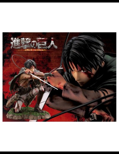 KOTOBUKIYA - Attack on Titan ARTFXJ Statue 1/7 Levi Fortitude Ver. 17 cm