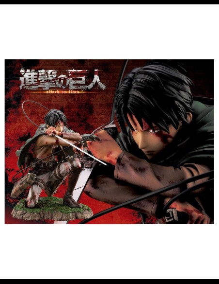 KOTOBUKIYA - Attack on Titan ARTFXJ Statue 1/7 Levi Fortitude Ver. 17 cm