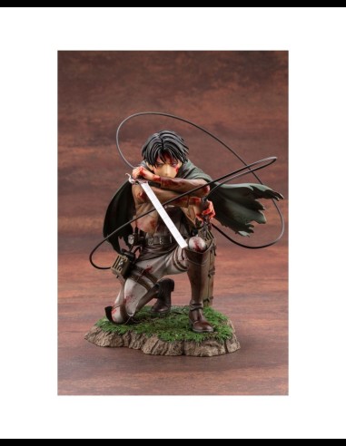 KOTOBUKIYA - Attack on Titan ARTFXJ Statue 1/7 Levi Fortitude Ver. 17 cm