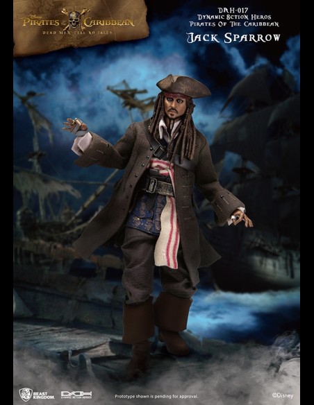 BEAST KINGDOM - Pirati dei Caraibi Jack Sparrow A.Figure