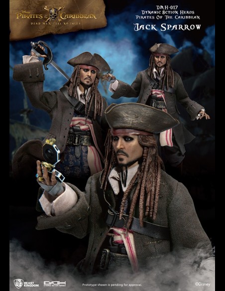BEAST KINGDOM - Pirati dei Caraibi Jack Sparrow A.Figure