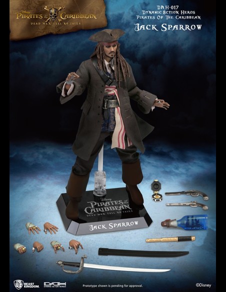BEAST KINGDOM - Pirati dei Caraibi Jack Sparrow A.Figure