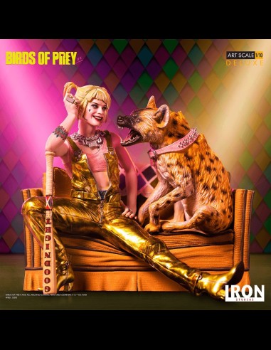 IRON STUDIOS - Birds of Prey Harley Quinn & Bruce statua