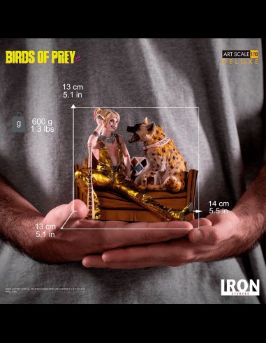 IRON STUDIOS - Birds of Prey Harley Quinn & Bruce statua