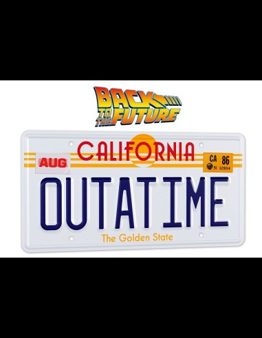 DOCTOR COLLECTOR - Targa Delorean Ritorno al Futuro 