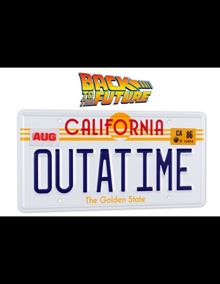 DOCTOR COLLECTOR - Targa Delorean Ritorno al Futuro 