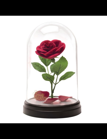 PALADONE - La Bella e la Bestia Rosa replica con luce