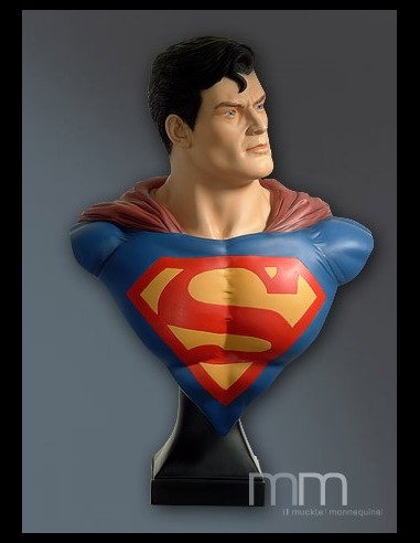 MUCKLE MANNEQUINS - DC Comics: Life Sized Classic Superman Bust