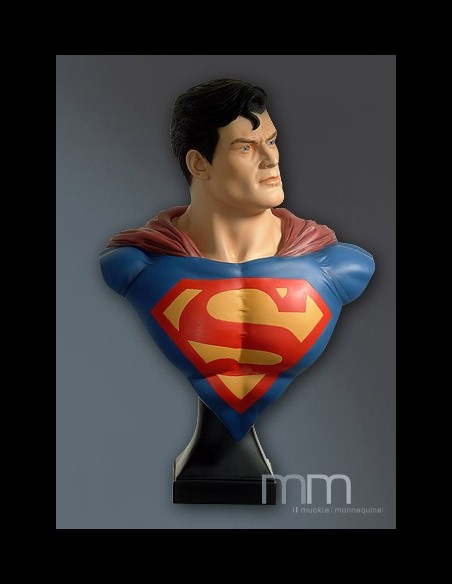 MUCKLE MANNEQUINS - DC Comics: Life Sized Classic Superman Bust