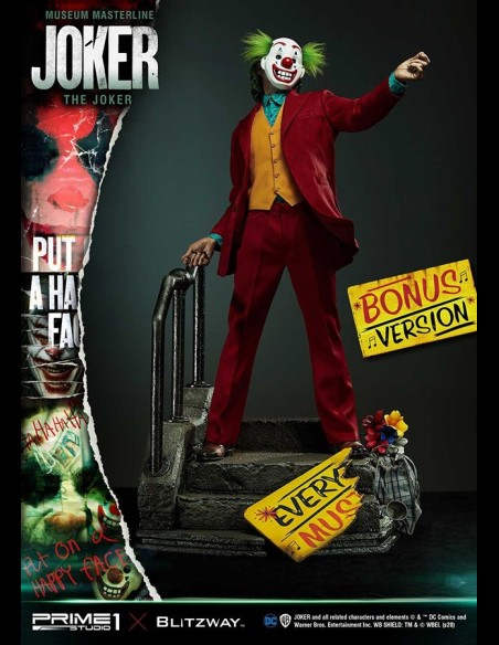 PRIME 1 EXCLUSIVE - The Joker Bonus Version 1:3 Scale Statue