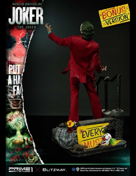 PRIME 1 EXCLUSIVE - The Joker Bonus Version 1:3 Scale Statue
