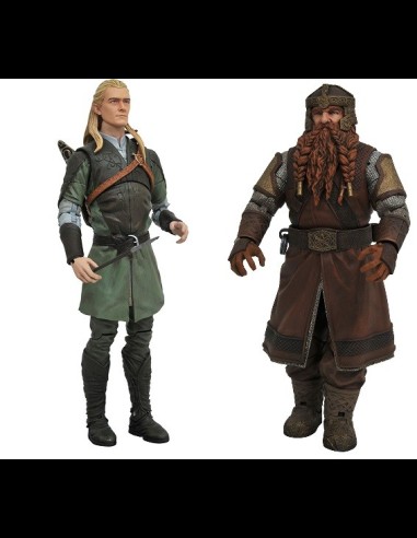 DIAMOND SELECT - LOTR Serie 1 Gimli & Legolas A.Figure