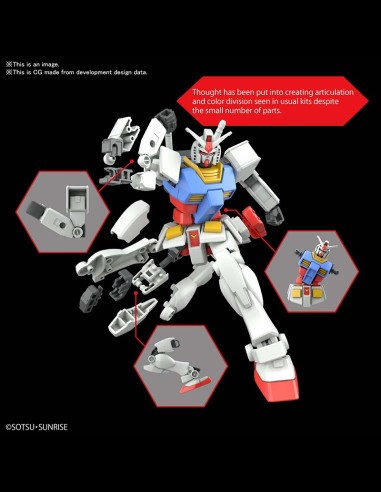 BANDAI - EG Entry Grade GUNDAM RX-78-2 1/144