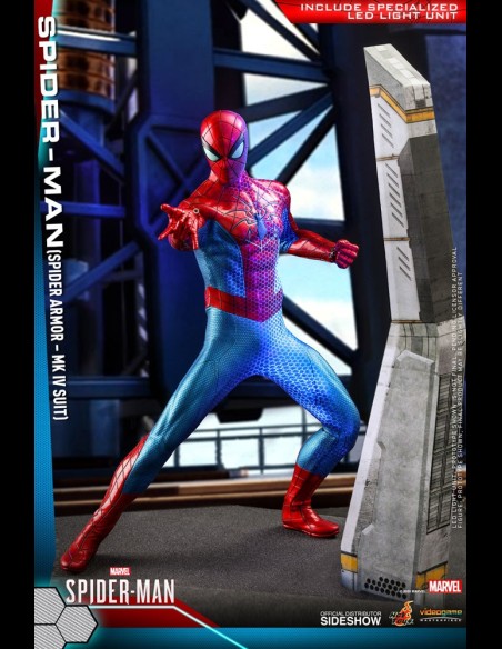 HOT TOYS - Marvel: Spider-Man Game - Spider Armor MK IV Suit 1:6 Scale Figure