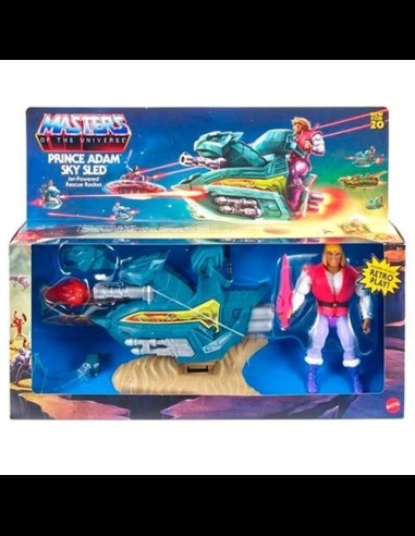 MATTEL - Masters of the Universe: Prince Adam + Sky Sled - Origins Actionfigure