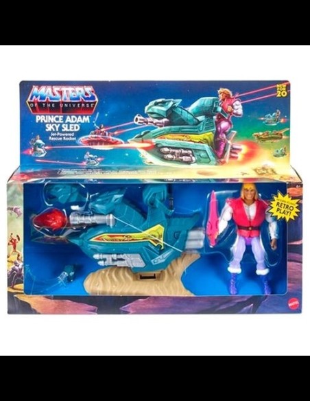 MATTEL - Masters of the Universe: Prince Adam + Sky Sled - Origins Actionfigure