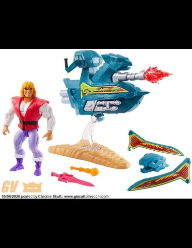 MATTEL - Masters of the Universe: Prince Adam + Sky Sled - Origins Actionfigure