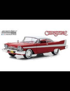 GREEN LIGHT - Christine: 1958 Plymouth Fury with Clear Windows 1:24 Red-White
