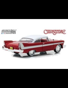 GREEN LIGHT - Christine: 1958 Plymouth Fury with Clear Windows 1:24 Red-White 2