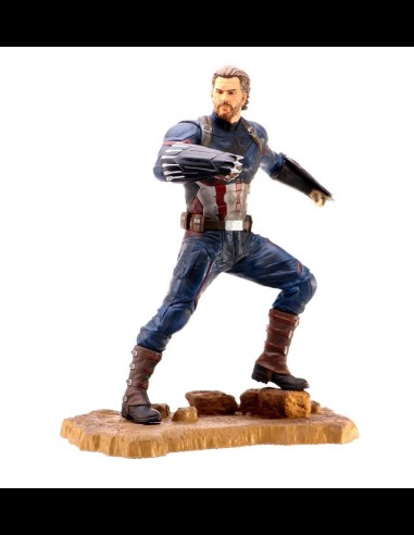 DIAMOND SELECT - Avengers Infinity War Marvel Gallery PVC Statue Captain America 23 cm