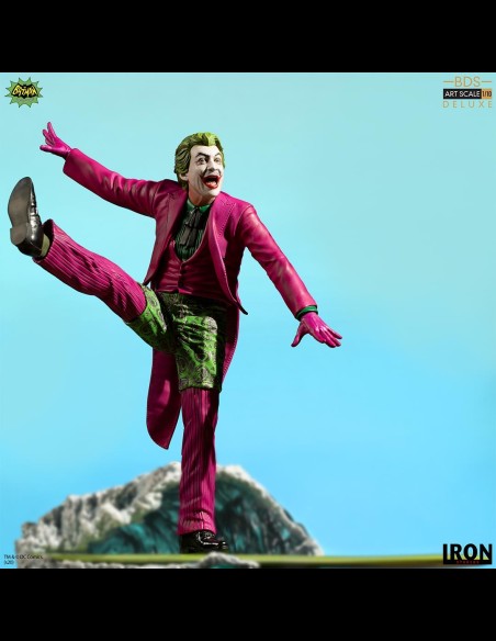 IRON STUDIOS - BATMAN 66 JOKER 1/10 STATUE