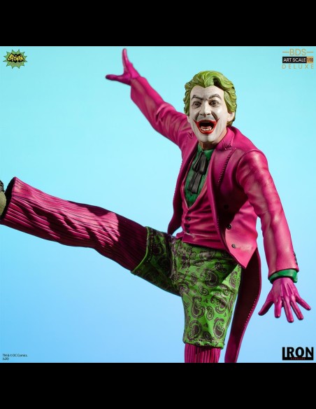 IRON STUDIOS - BATMAN 66 JOKER 1/10 STATUE