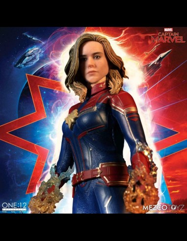 MEZCO - Captain Marvel 1:12 Clothed A.Figure