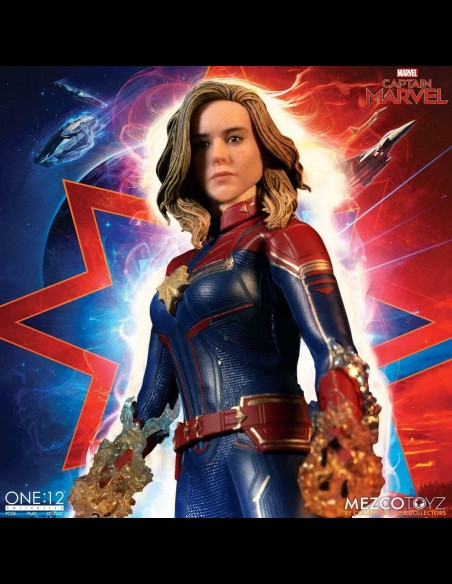 MEZCO - Captain Marvel 1:12 Clothed A.Figure