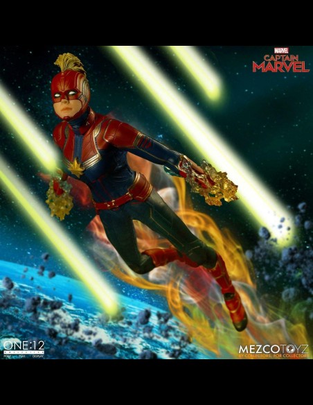 MEZCO - Captain Marvel 1:12 Clothed A.Figure